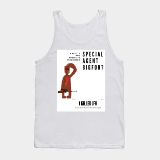 Fake Movie Poster Bigfoot CIA Assassin Tank Top